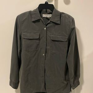 Dress Barn Womens Rayon And Polyester Dress Shirt